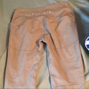 Alphalete Taupe revival leggings size medium